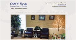 Desktop Screenshot of childandfamilycounselingoftupelo.com