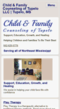 Mobile Screenshot of childandfamilycounselingoftupelo.com